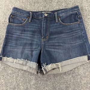 Abercrombie & Fitch Light Blue Cropped Women's Shorts